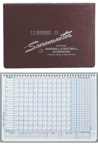 C.S Peterson's Scoremaster Baseball/Softball Scorebook 